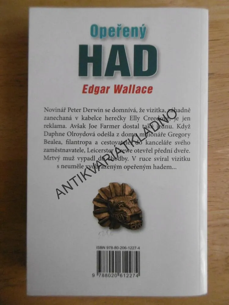 OPEŘENÝ HAD, EDGAR WALLACE, **an