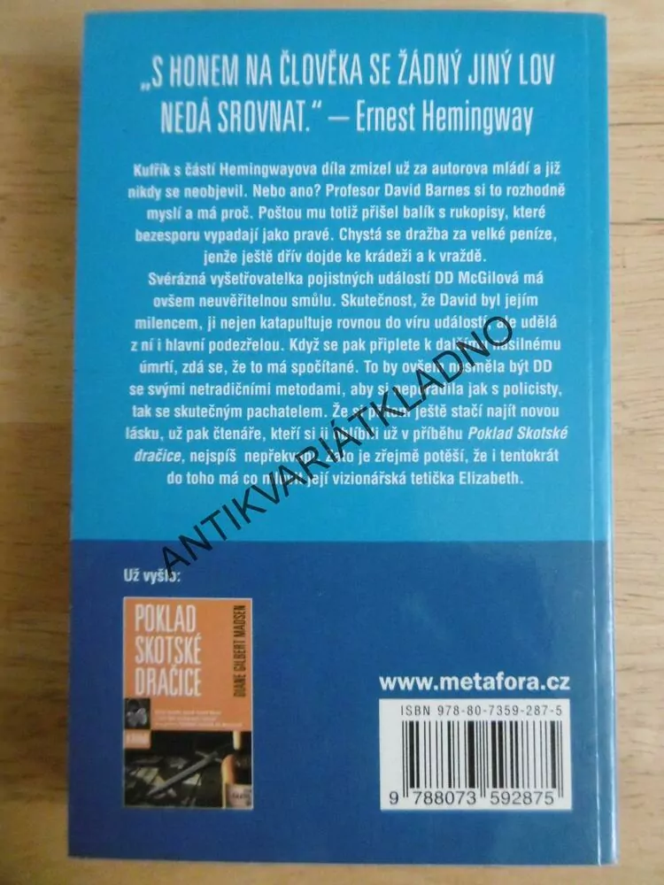 HONBA ZA HEMINGWAYEM, DIANE GILBERT MADSEN,