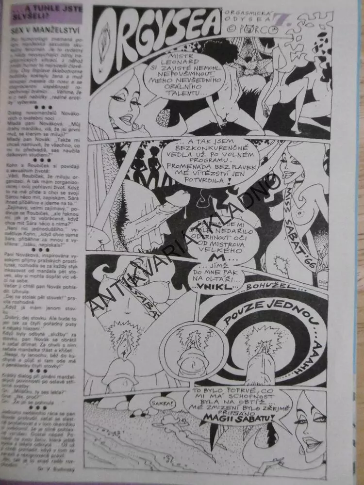 EROTIC MAGAZÍN PRO MUŽE I ŽENY 7/1995