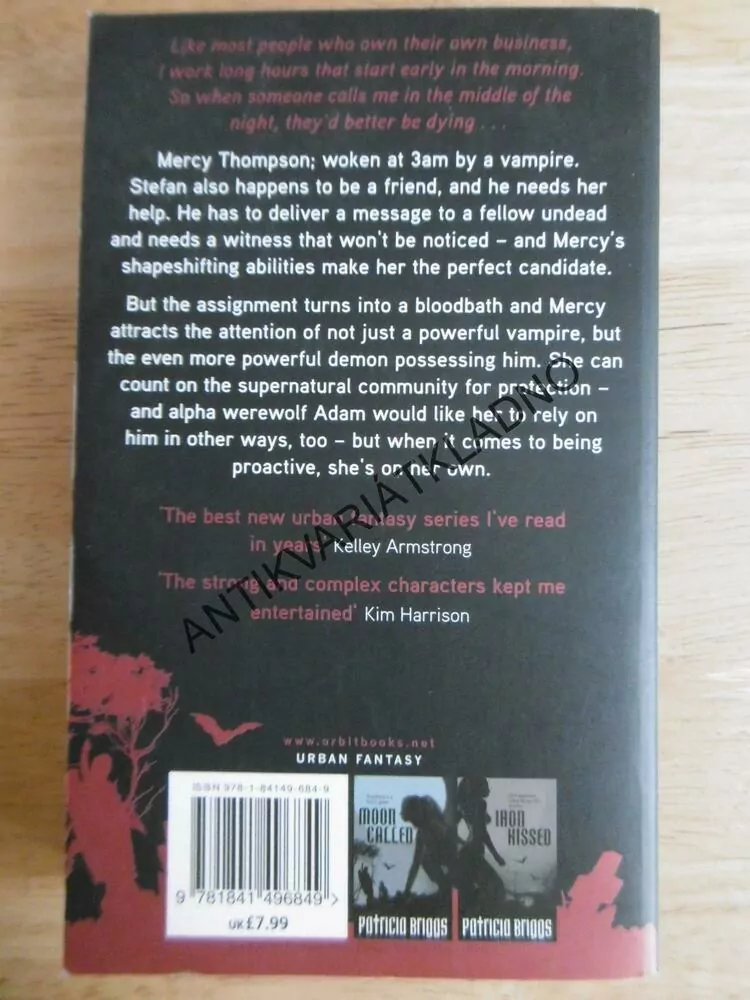 BLOOD BOUND, PATRICIA BRIGGS, ANGLICKY, **an