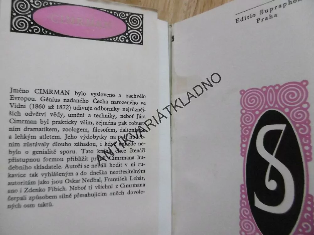 CIMRMAN V ŘÍŠI HUDBY,SMOLJAK, SVĚRÁK