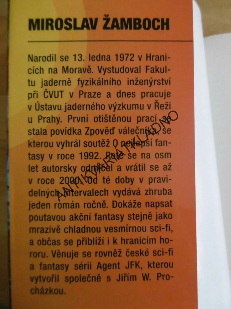 BAKLY, HLEDÁNÍ SMRTI, MIROSLAV ŽAMBOCH