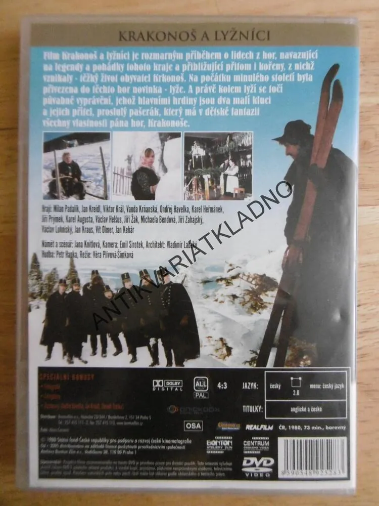 KRAKONOŠ A LYŽNÍCI, KRAUS, DVD FILM