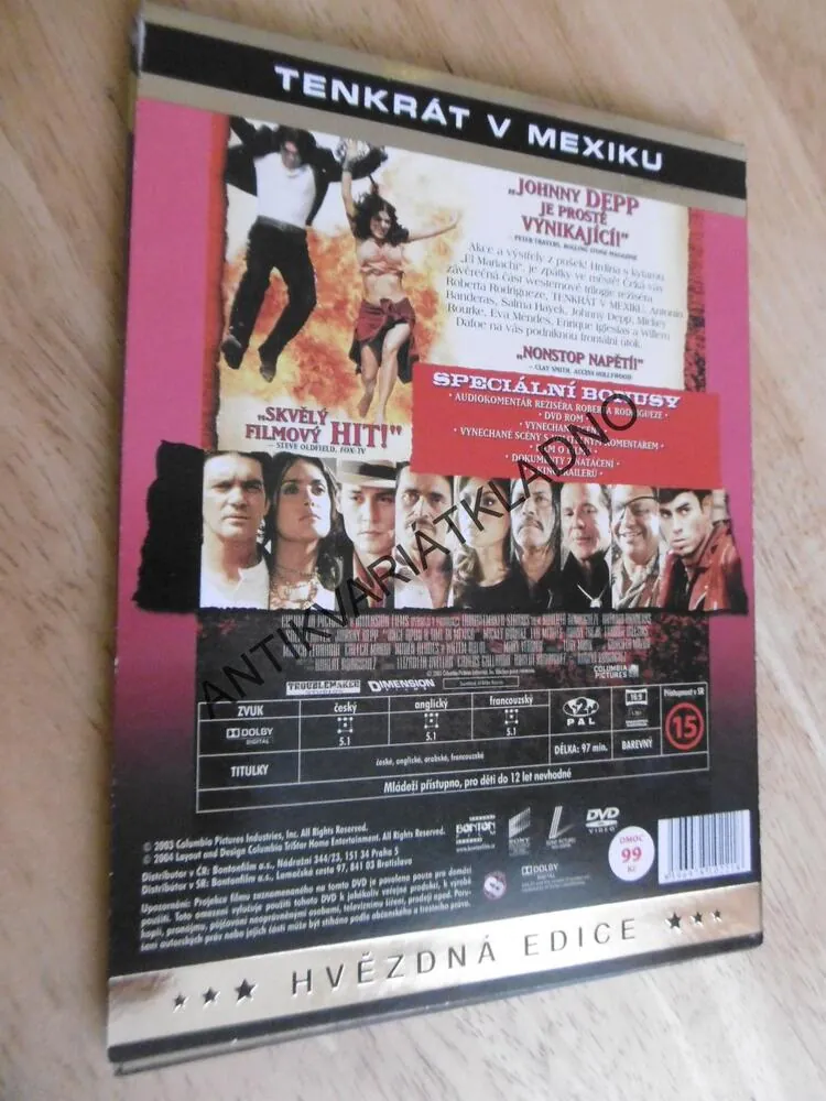 TENKRÁT V MEXIKU, DVD FILM