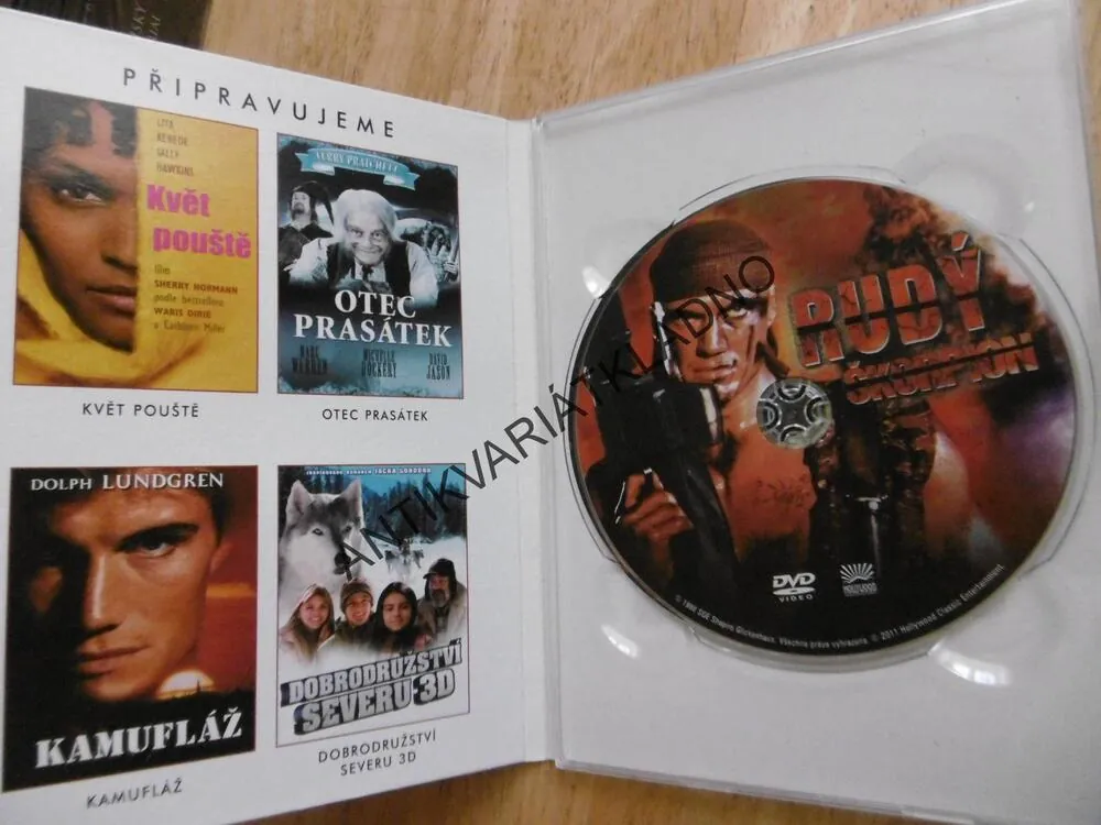 RUDÝ ŠKORPION, DOLPH LUNGDGREN, DVD FILM