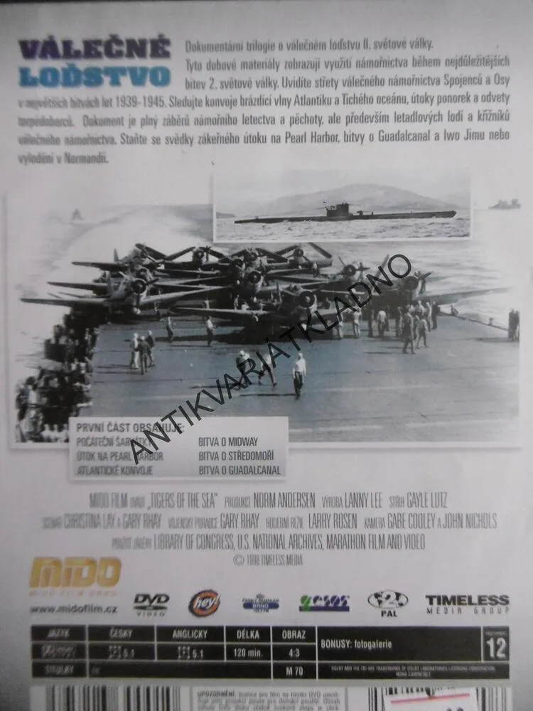 TYGŘI OCEÁNŮ,1-3, DVD FILM DOKUMENT