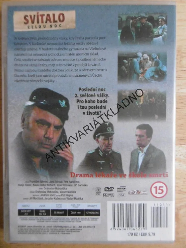 SVÍTALO CELOU NOC, DVD FILM 
