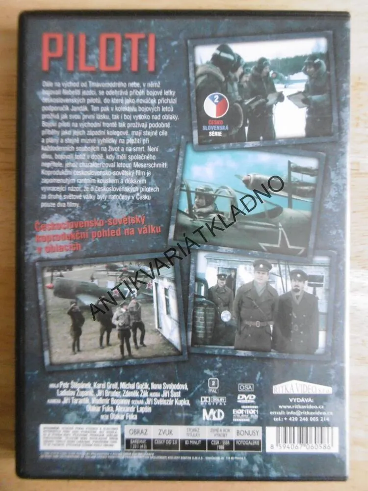 PILOTI, ŠTĚPÁNEK, DVD FILM ČR