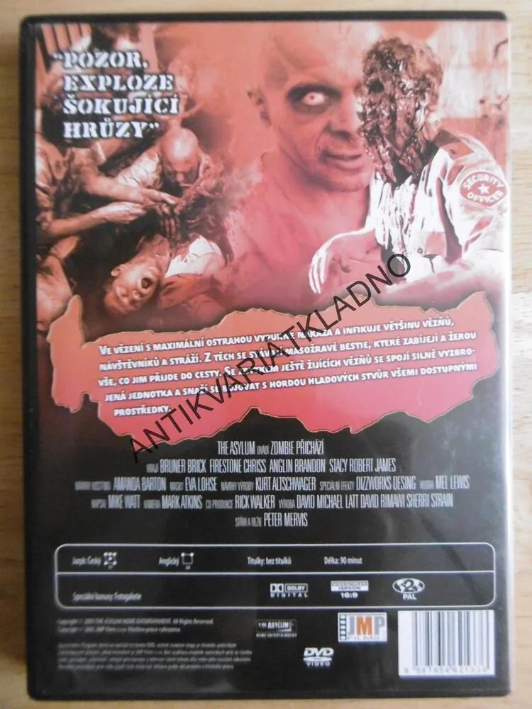 ZOMBIE PŘICHÁZÍ, DVD FILM 