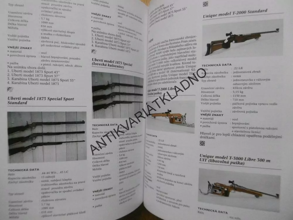 ENCYKLOPEDIE PUŠEK A KARABIN, A.E. HARTINK, ZBRANĚ