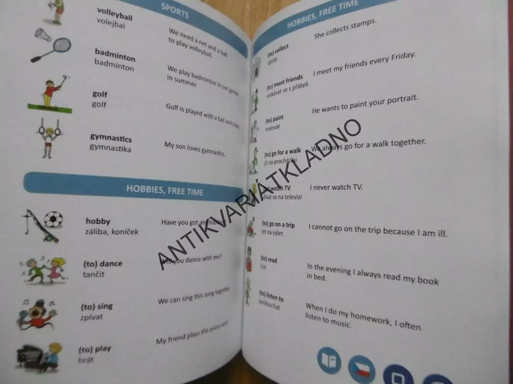 ANGLICKÝ OBRÁZKOVÝ SLOVNÍK, ANGLICKY - ČESKY, **an