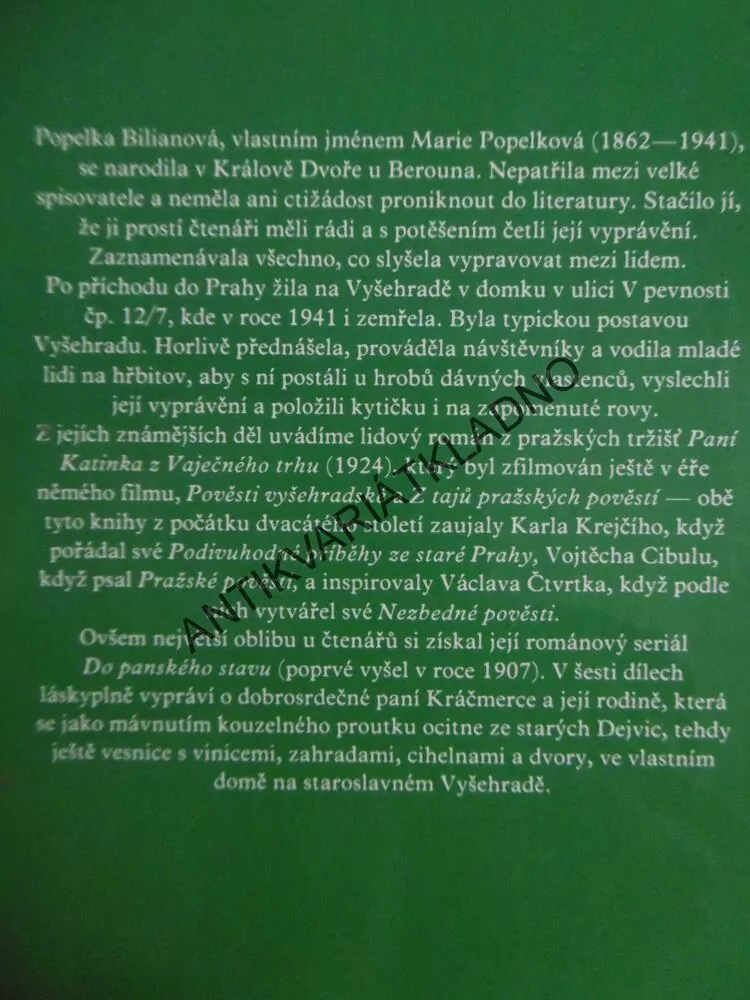 DO PANSKÉHO STAVU, 1-3, POPELKA BILIANOVÁ, **an