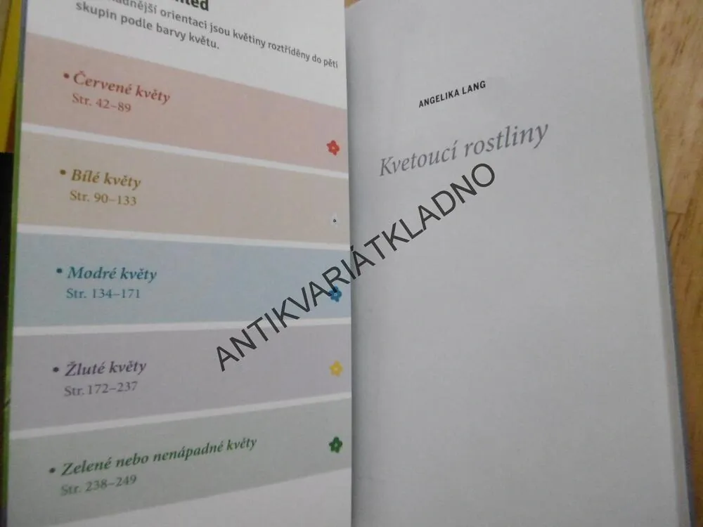 KVETOUCÍ ROSTLINY, PRŮVODCE PŘÍRODOU
