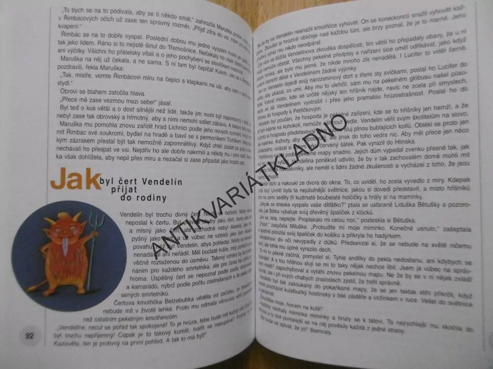 ČERTICE TRUCAJDA, HELENA LEHEČKOVÁ, LUCIE DVOŘÁKOVÁ, 2003, **an