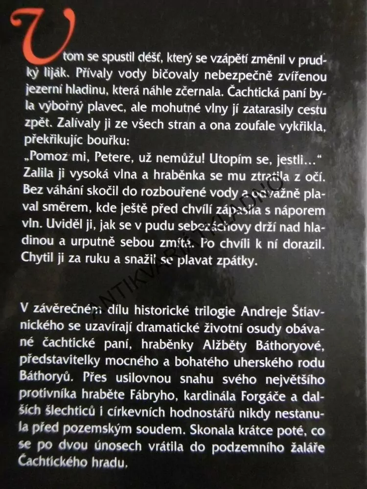 ČACHTICKÁ PANÍ PŘED BOŽÍM SOUDEM, ANDREJ ŠTIAVNICKÝ, **an