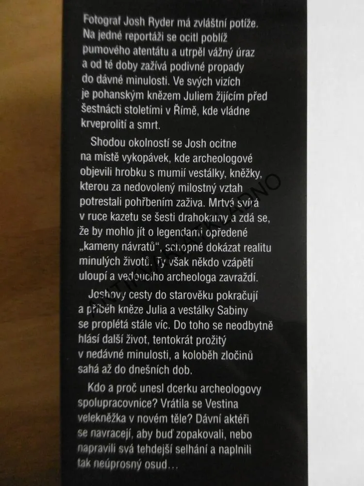 REINKARNOVANÝ, M.J.ROSEOVÁ, KAMENY MINULÝCH ŽIVOTŮ