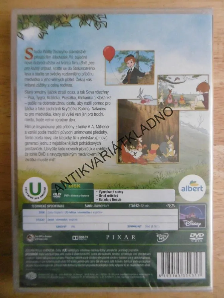 MEDVÍDEK PÚ, ZLATÁ EDICE, 2., DVD FILM
