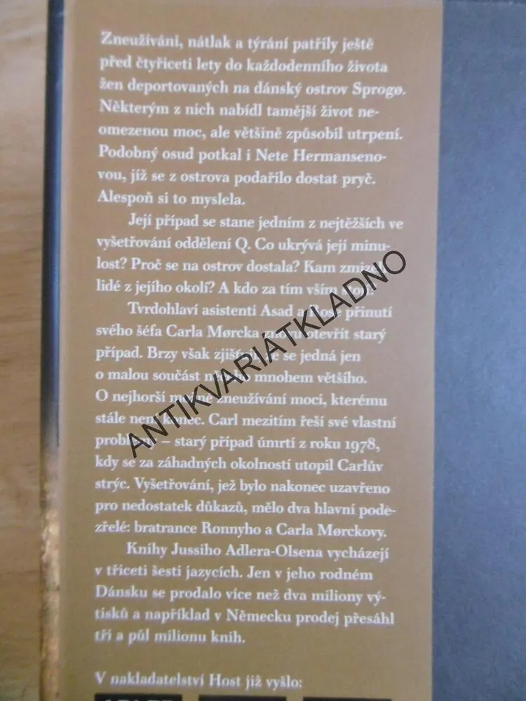 SLOŽKA 64, ADLER OLSEN, **an