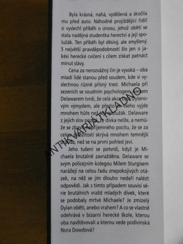 ÚNOS, JONATHAN KELLERMAN, **an