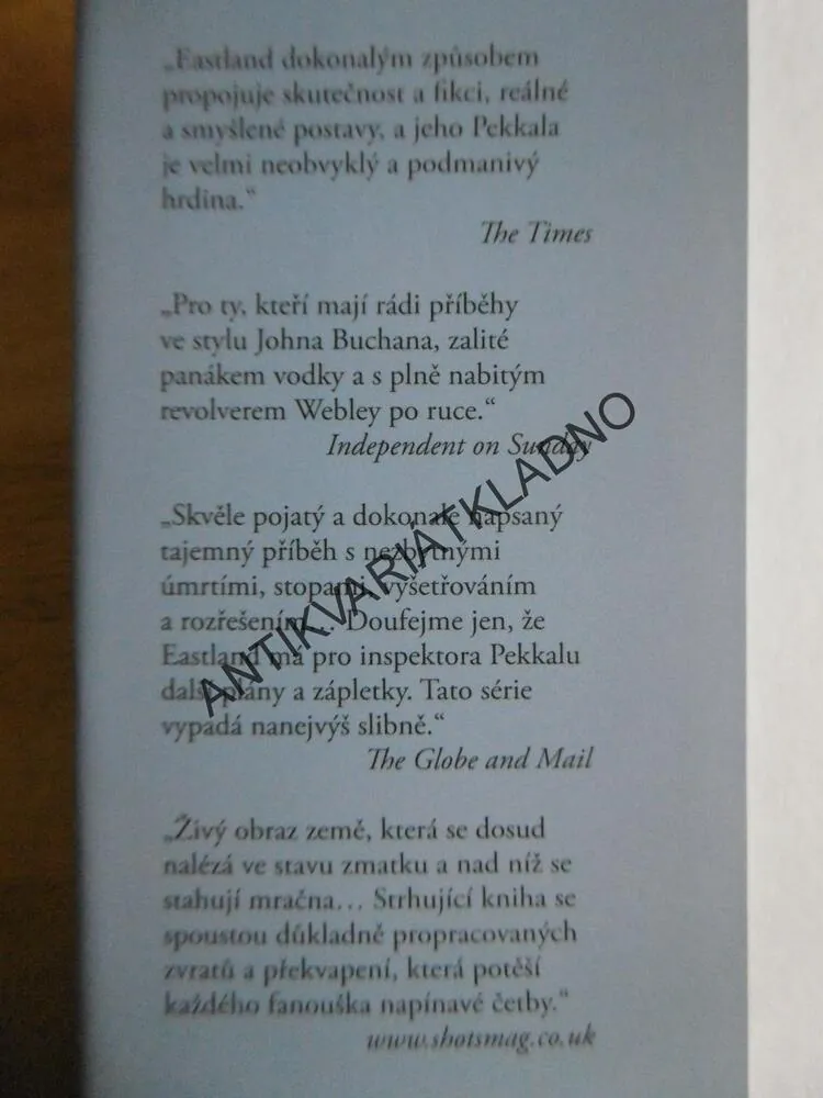 RUDÁ SIBIŘ, SAM EASTLAND, **an