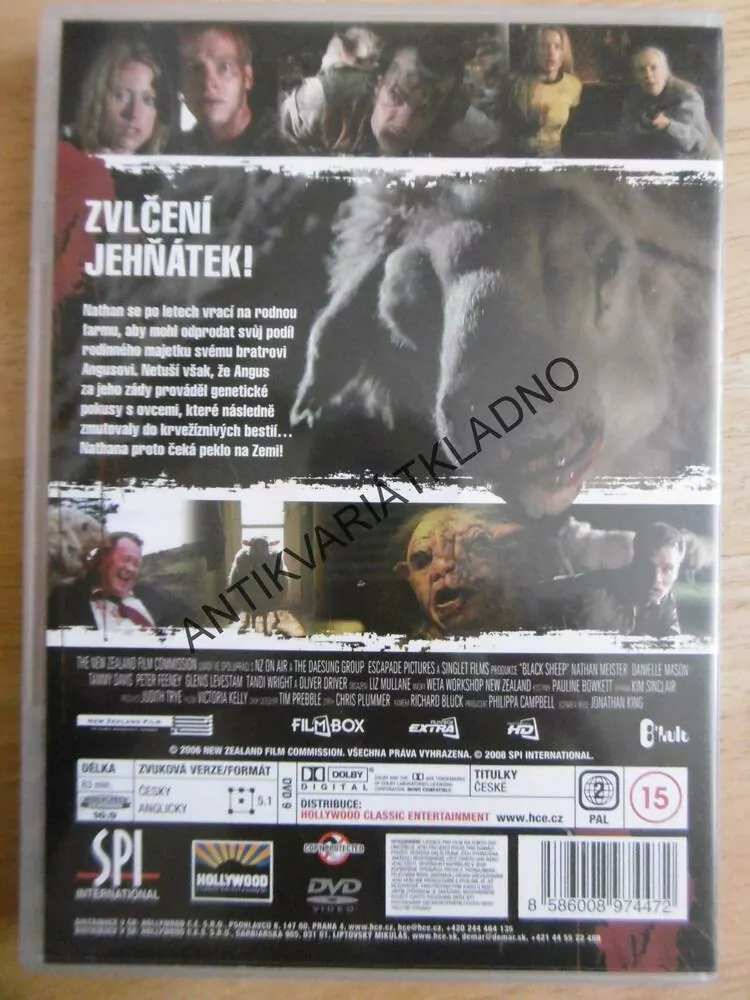 ČERNÉ OVCE, DVD FILM