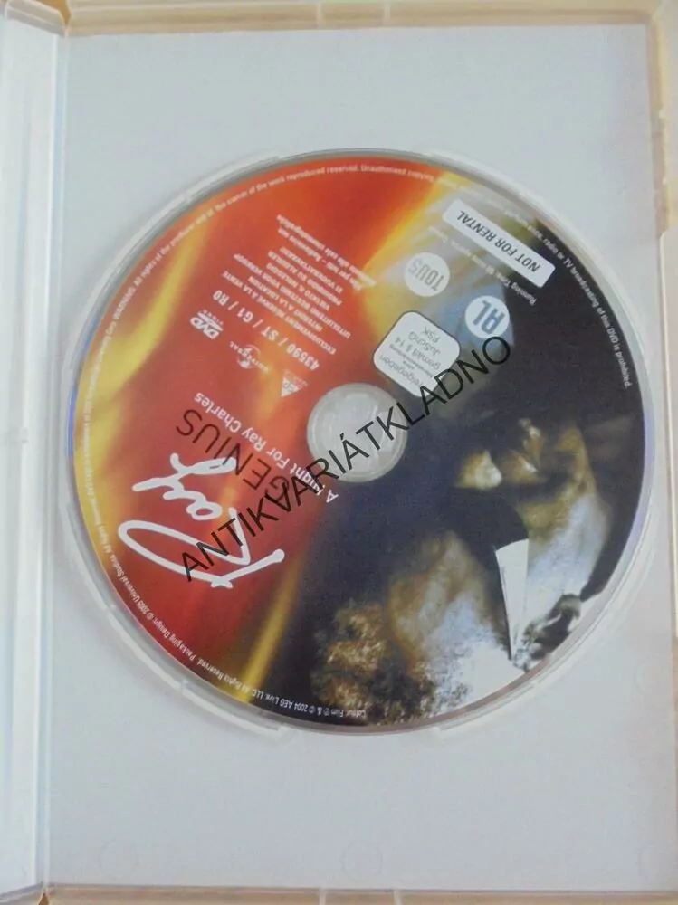 DVD HUDBA- RAY CHARLES, GÉNIUS, POCTA RAYOVI