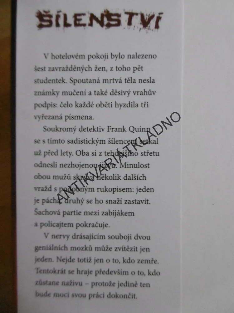 ŠÍLENSTVÍ, JOHN LUTZ, **an