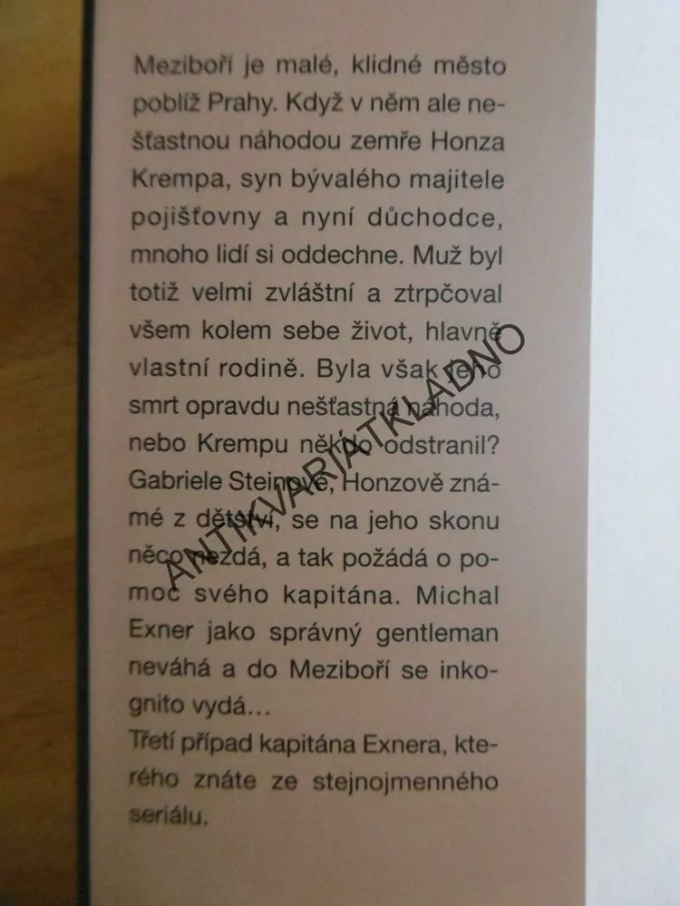 KAPITÁN EXNER, BLÁZNOVA SMRT, VÁCLAV ERBEN, **an