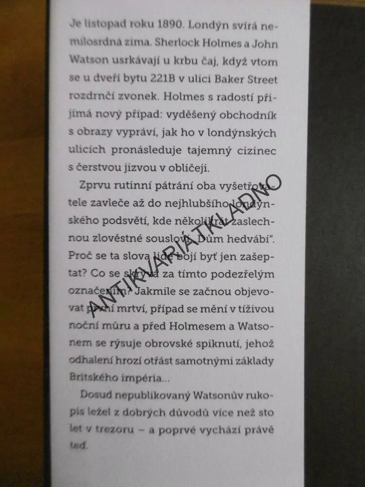 DŮM HEDVÁBÍ, ANTHONY HOROWITZ, **an