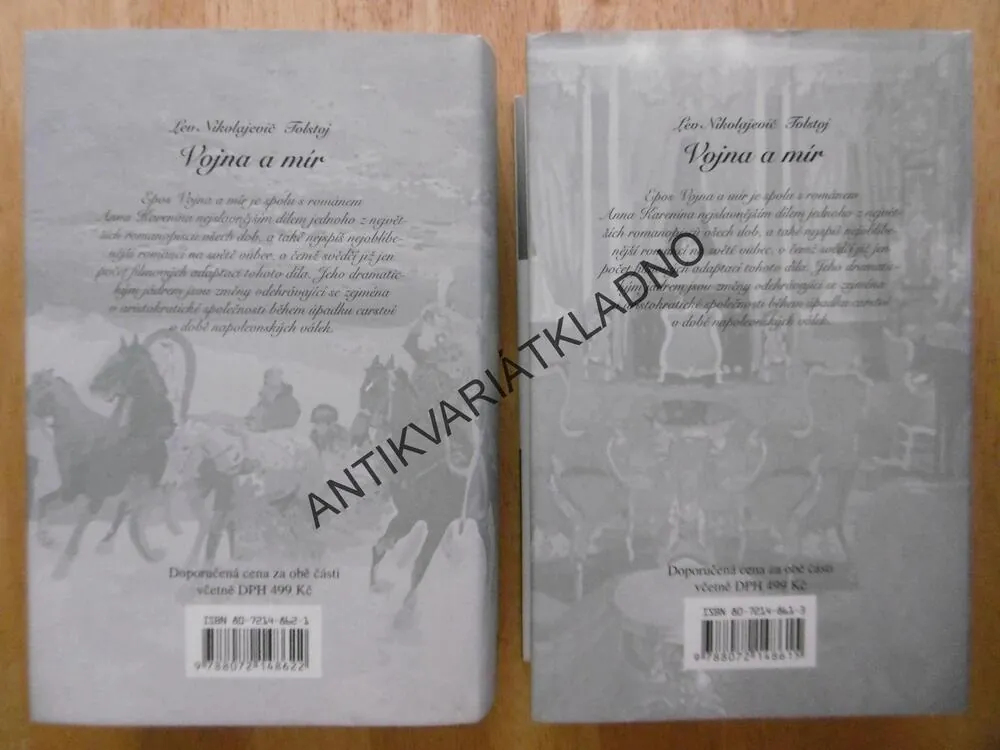 VOJNA A MÍR, 1-2, LEV NIKOLAJEVIČ TOLSTOJ