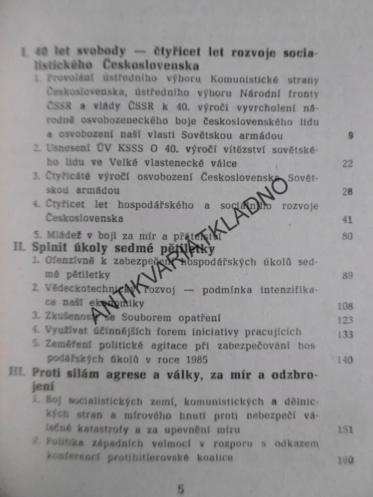ZÁPISNÍK AGITÁTORA 1985, 