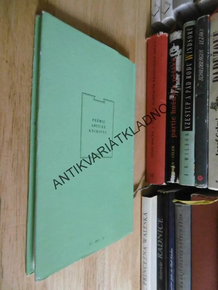 CLAUDIANUS ÚNOS PROSERPINY, ANTICKÁ KNIHOVNA,**an
