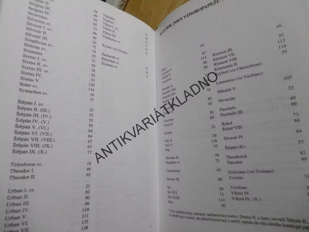 ENCYKLOPEDIE PAPEŽSTVÍ, JAN WIERUSZ KOWALSKI, **an