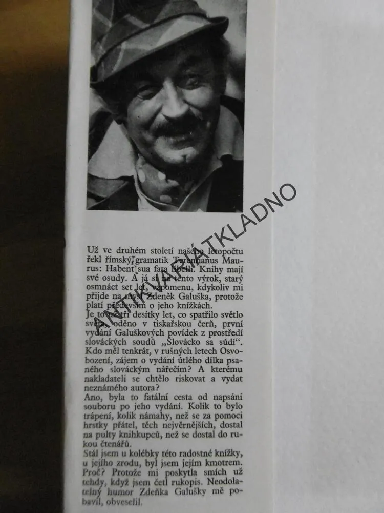 STAŘEČEK PAGÁČ VYPRÁVJAJÚ, ZDENĚK GALUŠKA, 1977, **an