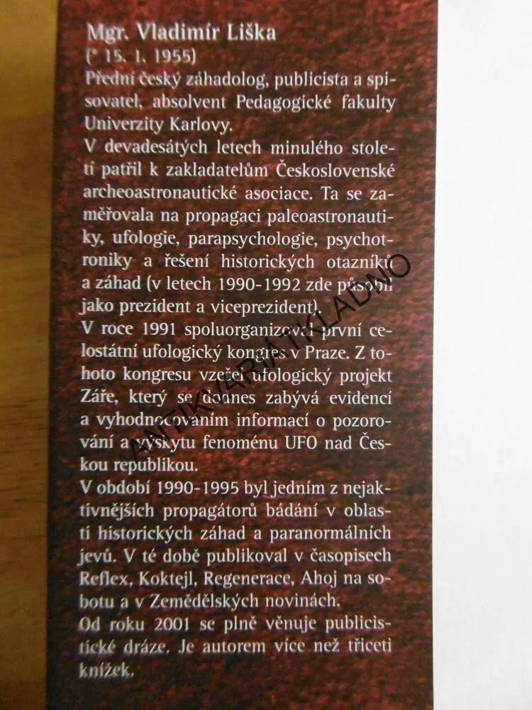 MARIE TEREZIE, ZÁHADY A MYSTÉRIA, VLADIMÍR LIŠKA, **an