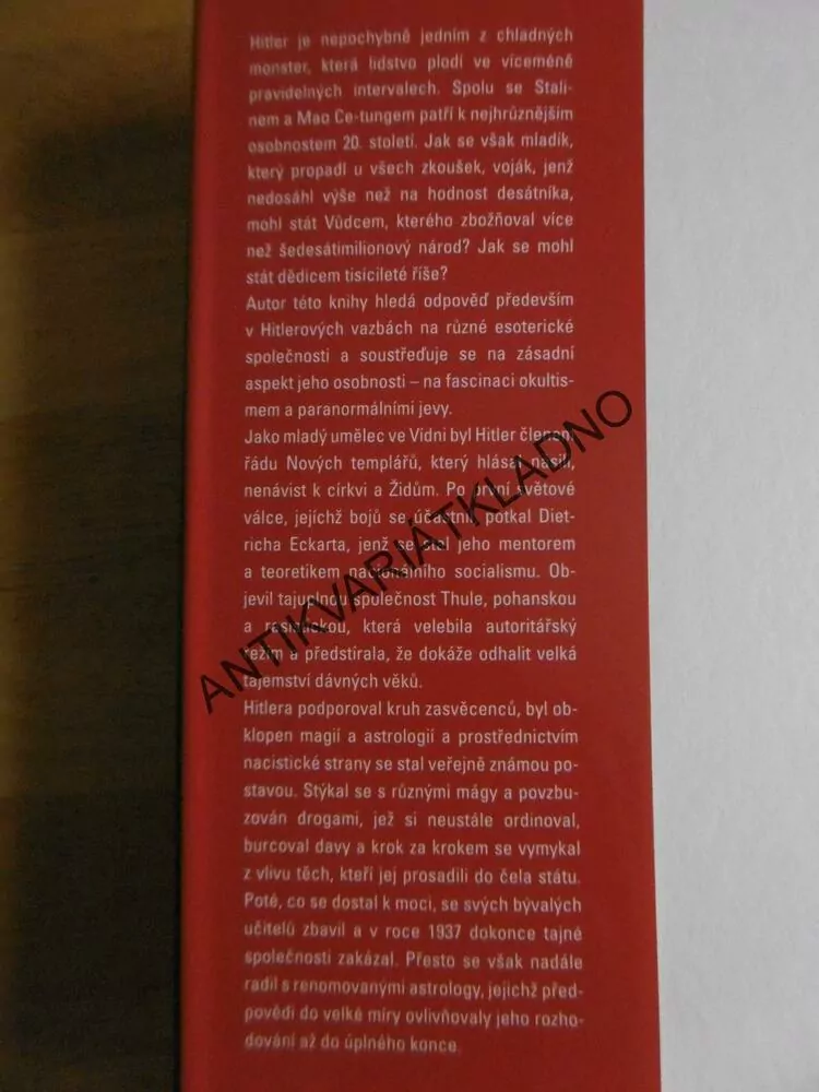 HITLER A TAJNÉ SPOLEČNOSTI, PHILIPPE VALODE, **an