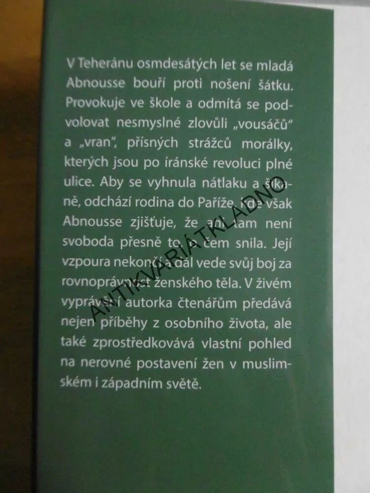 CHOMEJNÍ, SADE A JÁ, ABNOUSSE SHALMANIOVÁ, **an