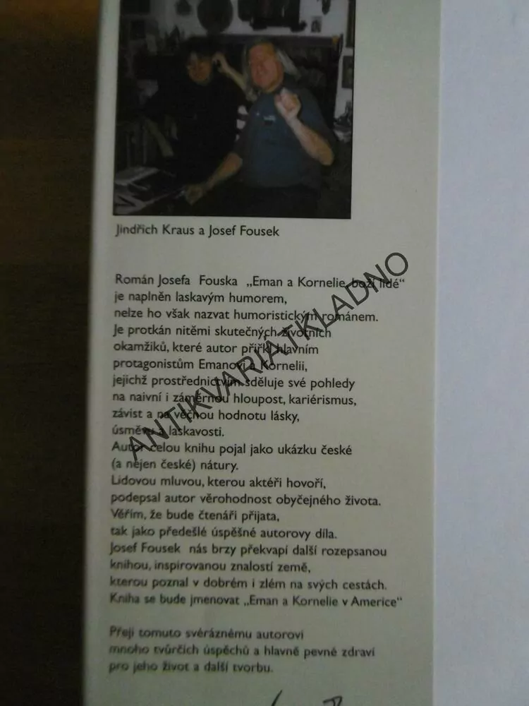 EMAN A KORNELIE, BOŽÍ LIDÉ, JOSEF FOUSEK , **an