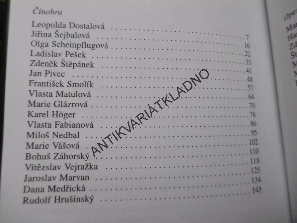 33 PORTRÉTŮ, NÁRODNÍ DIVADLO, HERCI, **an
