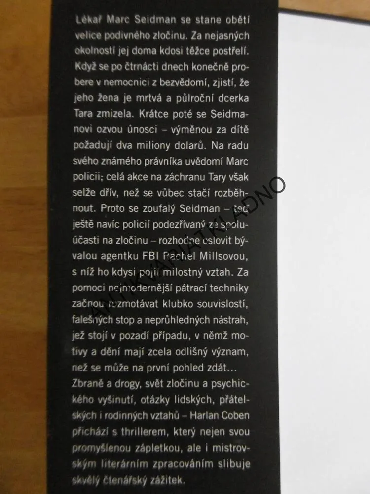 TEĎ NEBO NIKDY, HARLAN COBEN. **an