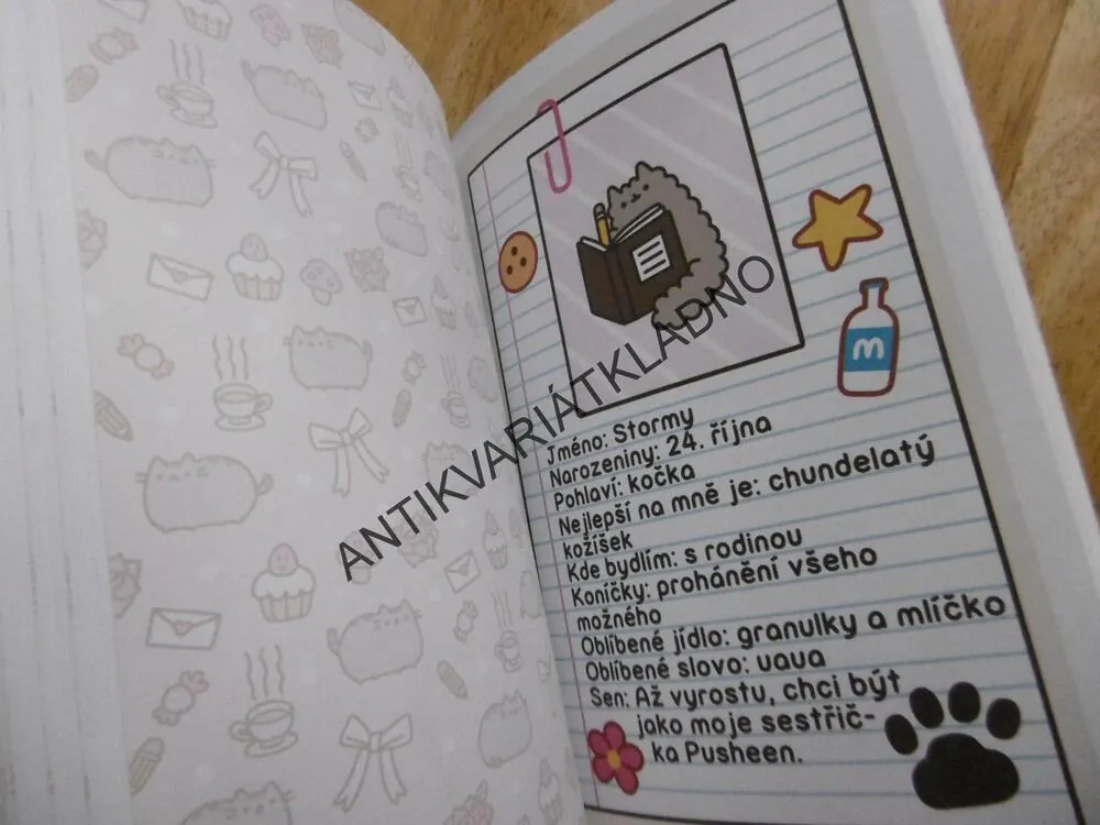 PUSHEEN, JÁ KOŠIŠTA, CLAIRE BELTONOVÁ, **an