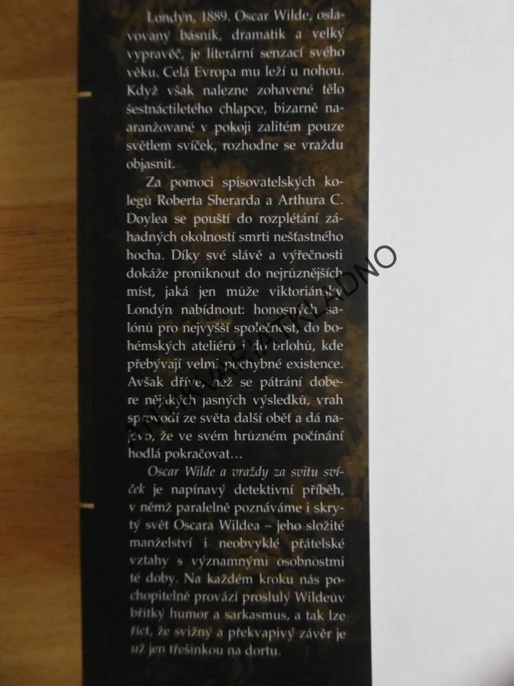 OSCAR WILDE A VRAŽDY ZA SVITU SVÍČEK, GYLES BRANDRETH