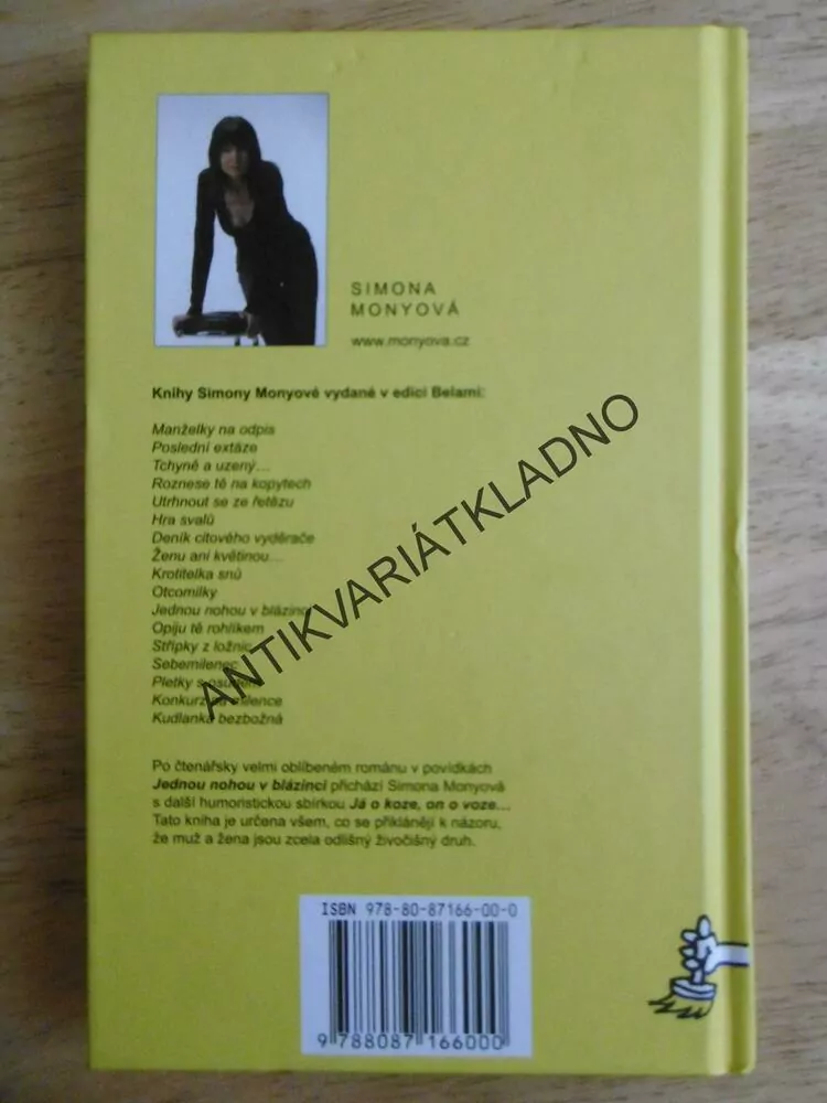 JÁ O KOZE, ON O VOZE..., SIMONA MONYOVÁ, **an