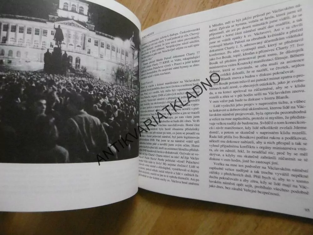 HORKÝ LEDEN 1989 V ČESKOSLOVENSKU, JAN VLADISLAV, VILÉM PREČAN