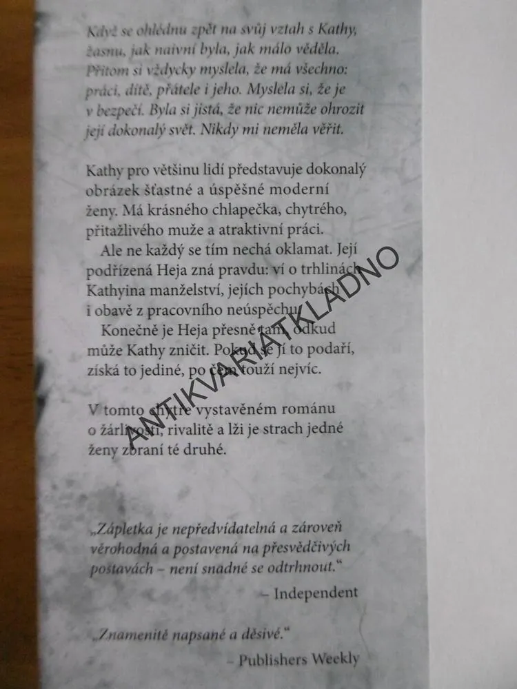 ZNIČÍM TĚ A VEZMU SI CO JE MÉ, JANE LYTHELLOVÁ, **an