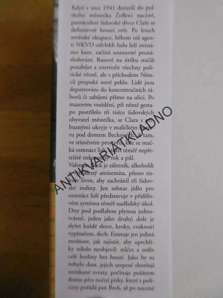 CLAŘINA VÁLKA, CLARA KRAMEROVÁ, **an