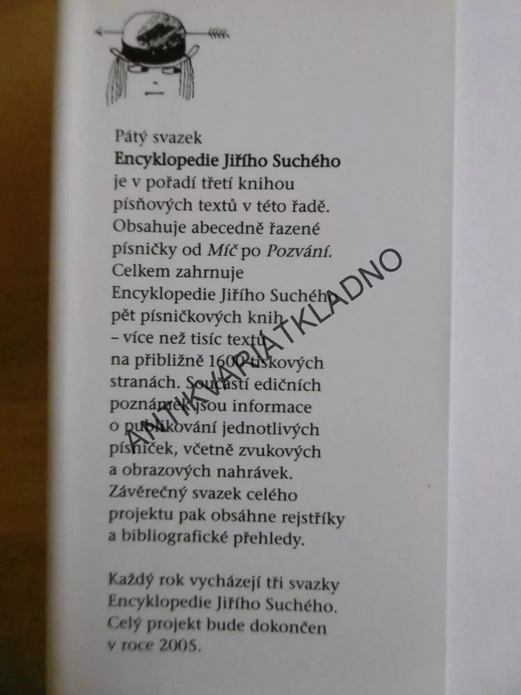 ENCYKLOPEDIE JIŘÍHO SUCHÉHO 5., PÍSNIČKY, **an