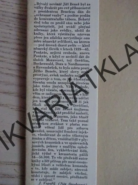 V NĚMECKÉM ZAJETÍ, JIŘÍ BENEŠ, 1947, **an