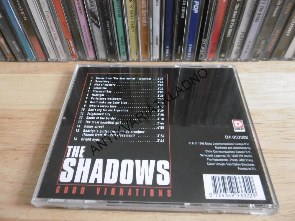 THE SHADOWS, GOOD VIBRATIONS, CD