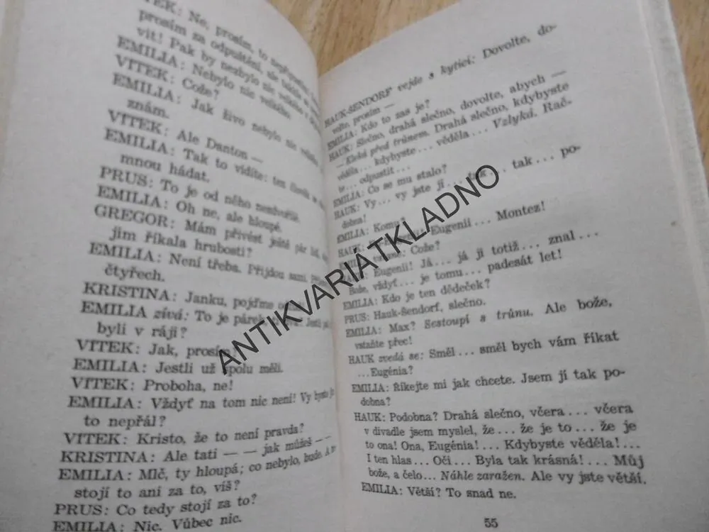 VĚC MAKROPULOS, KAREL ČAPEK, 1941